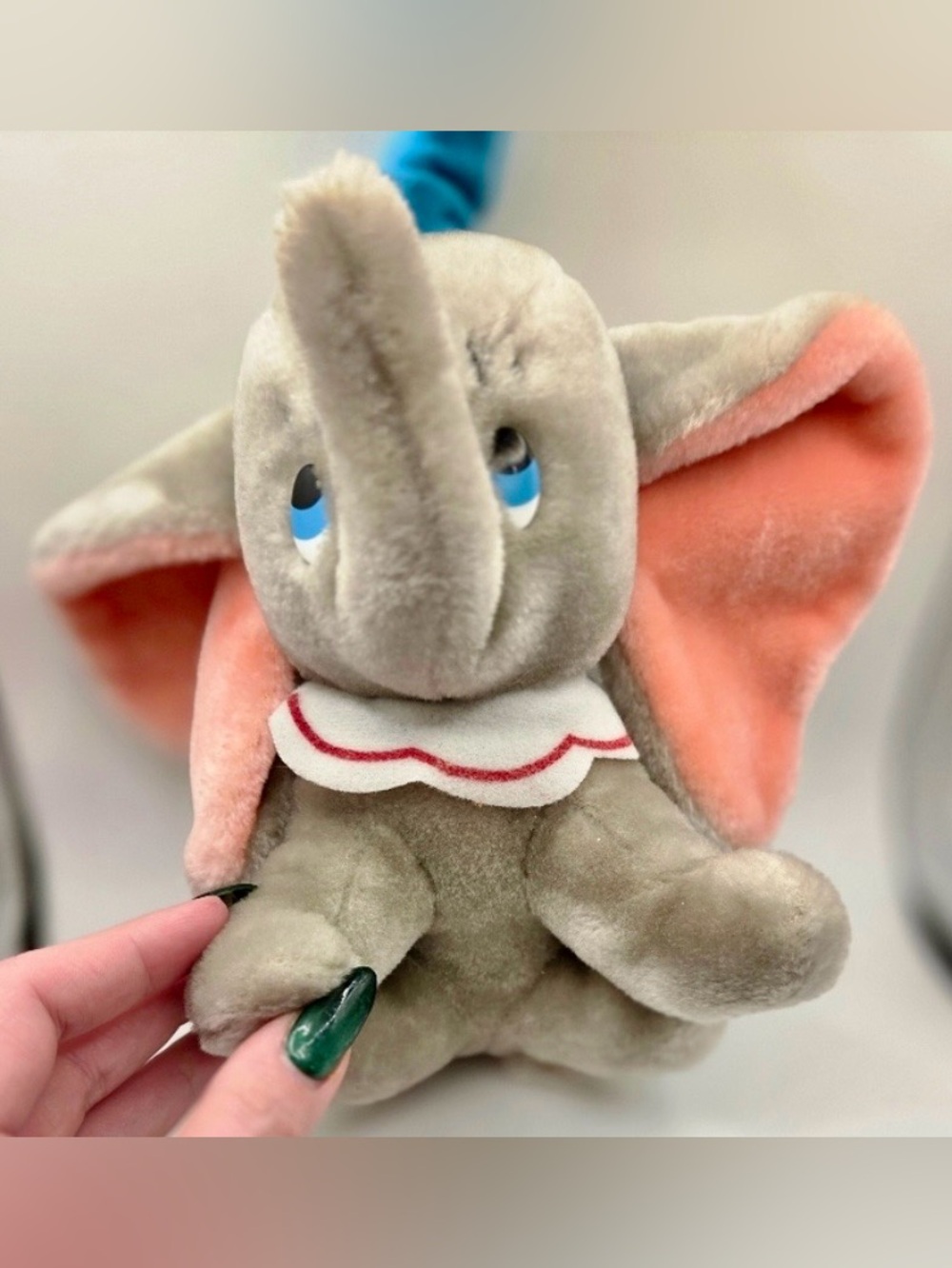 DISNEY - BABY DUMBO PLUSH - DISNEYLAND DISNEY WORLD AUTHENTIC  VINTAGE